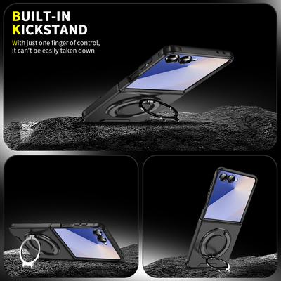 Anti-Shock Fall Protection Finger Ring Holder Case for Samsung Galaxy Z Flip7 5G Flip6 Flip 7 6 Zflip7