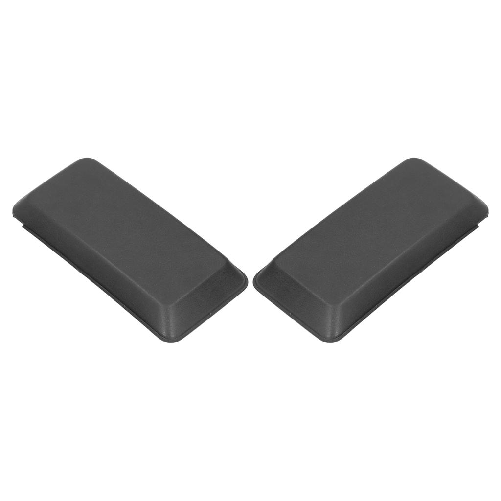 2pcs Front Bumper Guard Protector ABS Left Right Black Wearproof Pad Kit for Car Modification