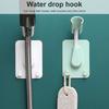 1 360 Shower Head Holder Adjustable Self-Adhesive Showerhead Bracket Wall Mount With 2 Drape Hooks Stand SPA Washroom Universal