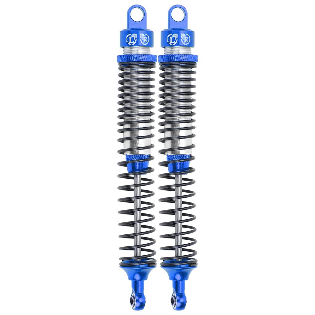 2Pcs 130mm RC Metal Shock Absorber Damper Set for HSP   RGT   Himoto   Redcat 1 10 RC CarBlack