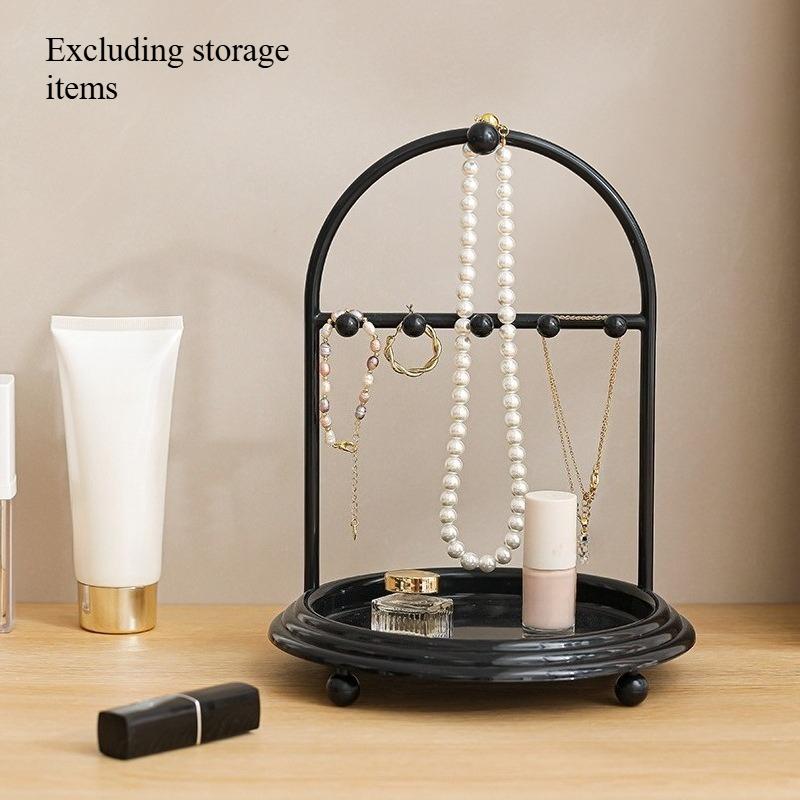 

Jewelry Rack European and American Style Necklace Earrings Rings Jewelry Storage Rack Jewelry Display Creative Home Decor чорний