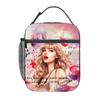 Taylor Swift Handheld Lunch Bag For Elementary And Secondary Students Full Print Meal Bag