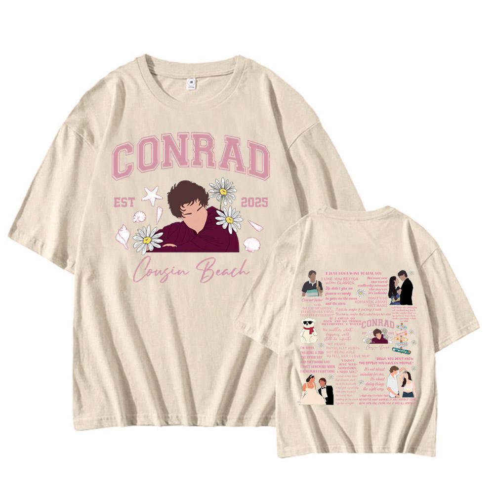 Team Conrad Belly Jeremiah 2025 Shirt The Summer I Turned Pretty Graphic Shirts Fan Gift High Quality Cotton T Shirt