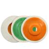 4-Inch Wool Felt Polishing Wheel for Metal & Stainless Steel (100*16 Mm) - Mirror Finish, Fits Angle Grinder