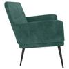 351416 vidaXL Banc Vert foncé 108x79x79 cm Velours