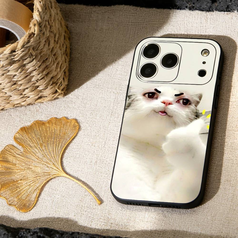 Funny Of Pet Cats  Phone Case For iPhone 17, 16,15,14,13,12,11 X XR Plus,Others Soft Black Cover