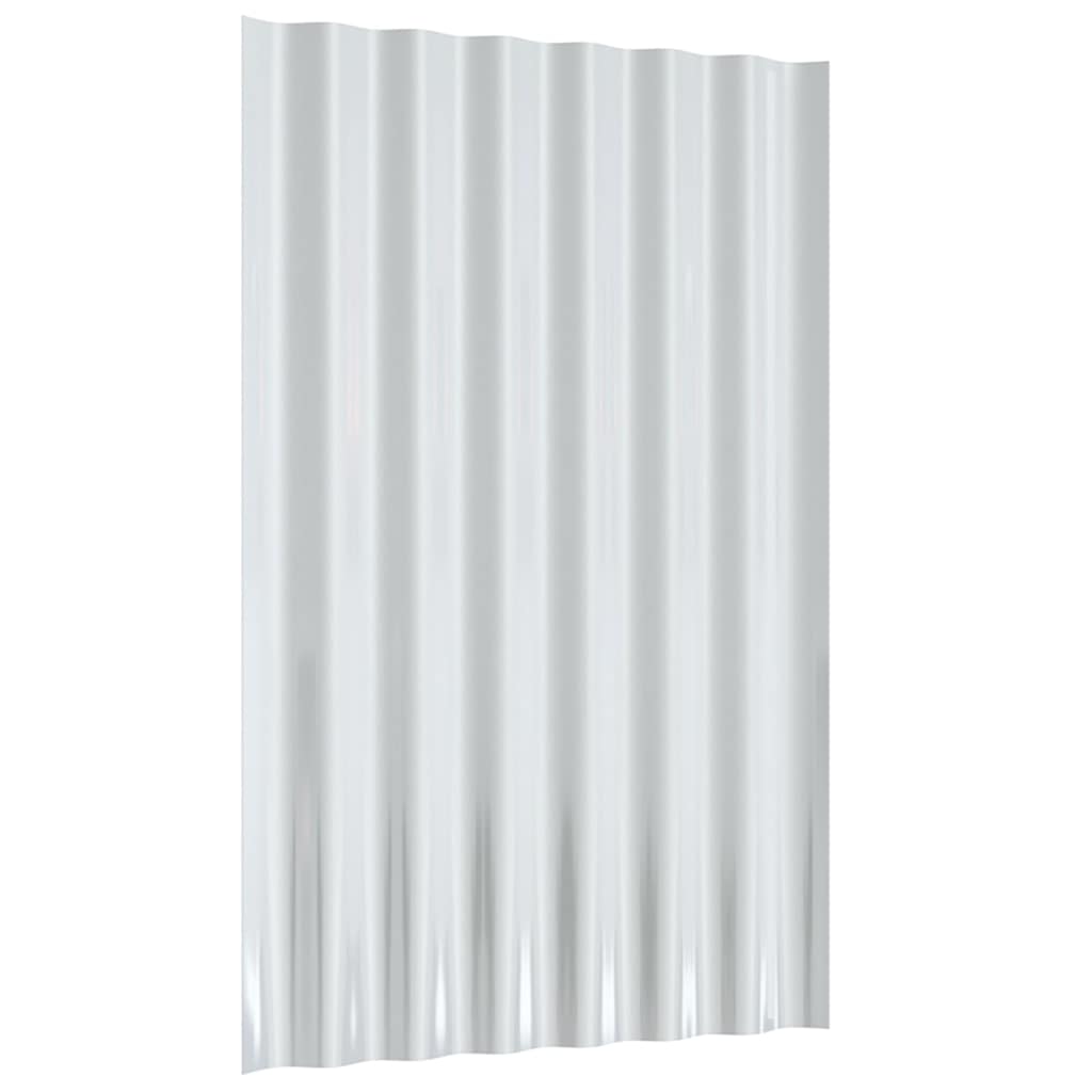 Vidaxl Dachpaneele, 12 Stück, Pulverbeschichteter Stahl, 60x36 cm