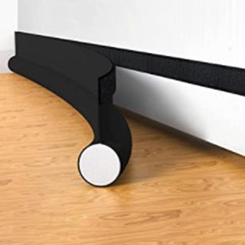 Nastavitelný těsnicí pás pod dveře, těsnění proti povětrnostním vlivům, zarážka proti průvanu pod dveře, proti chladu, větruodolný, blokátor mezer, akustická pěna do domu