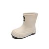 2025 new cute rain shoes women's medium rain boots cotton water shoes waterproof glue shoes kitchen car wash water boots