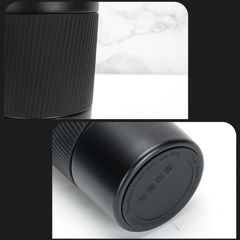 380ml 304 Stainless Steel Coffee Cup Portable Vacuum Insulated Mug Creative Simple Car Water Bottle