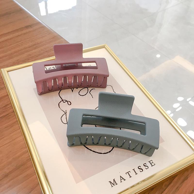 

Matte Square Retro Acrylic Hair Claw Clip for Women