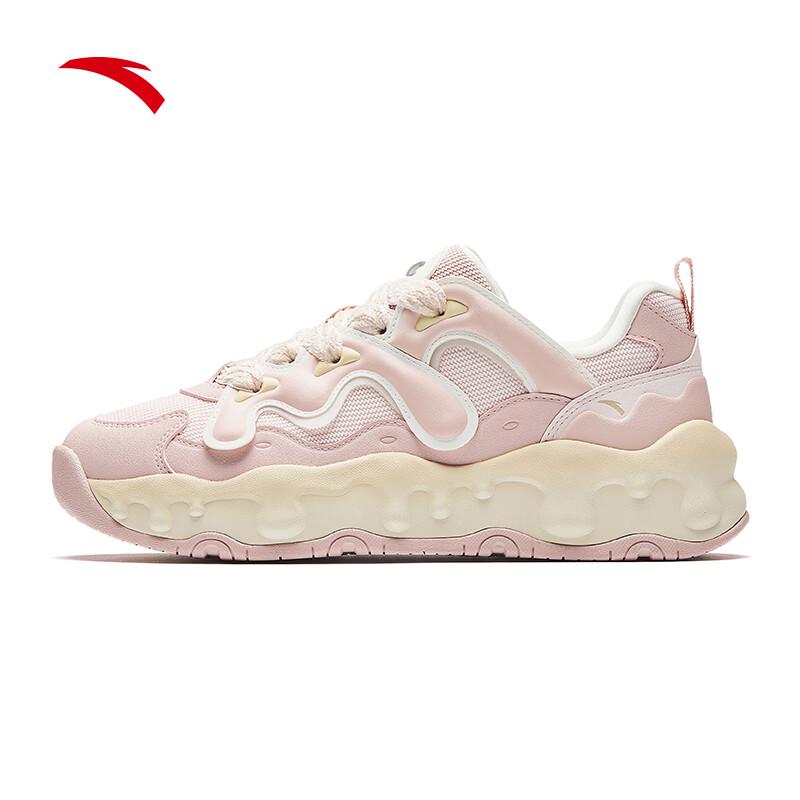 

ANTA Milk Candy Women s Thick-Soled Casual Shoes US 7