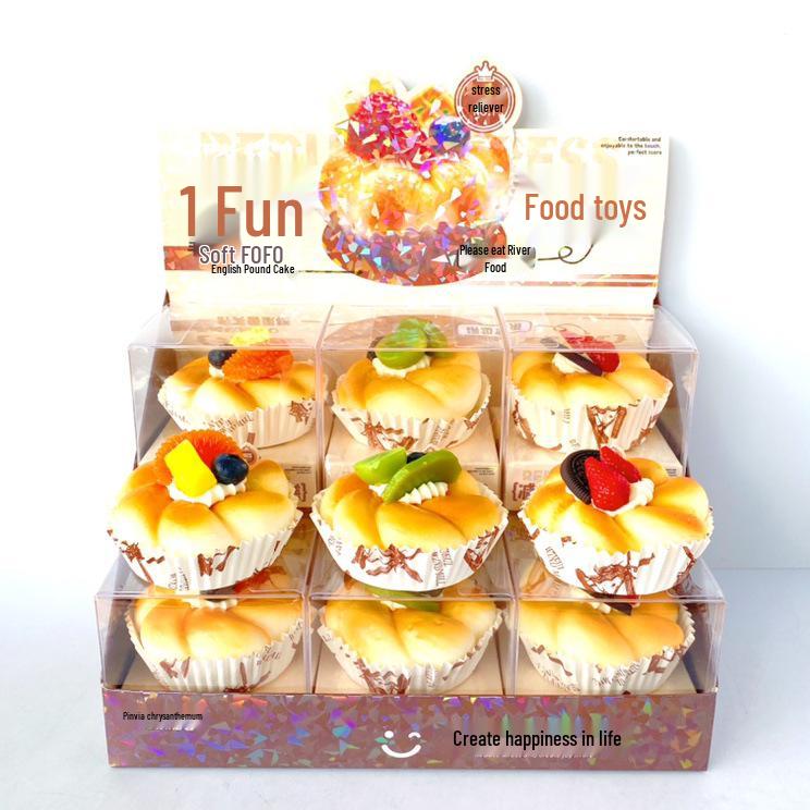 Simulation Hamburger Pineapple Bun Bread Model Display Prop