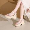 2025 New Women's Flat Sandals Thick Base Soft Bottom for Sports Beach Wear Comfortable Summer Shoes