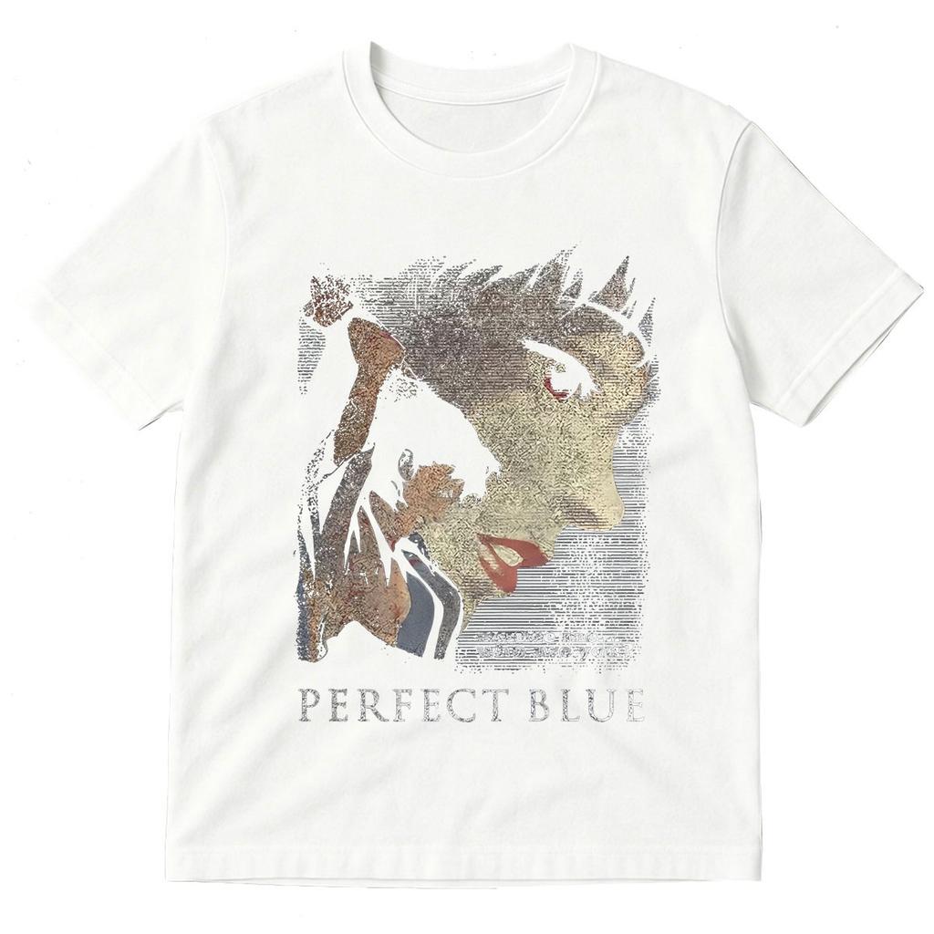 Anime Perfect Blue Mima Kirigoe Tshirts Unisexs Unisex Clothing Summer Fashion Harajuku Oversized Short Sleeve T Shirts Streetwear