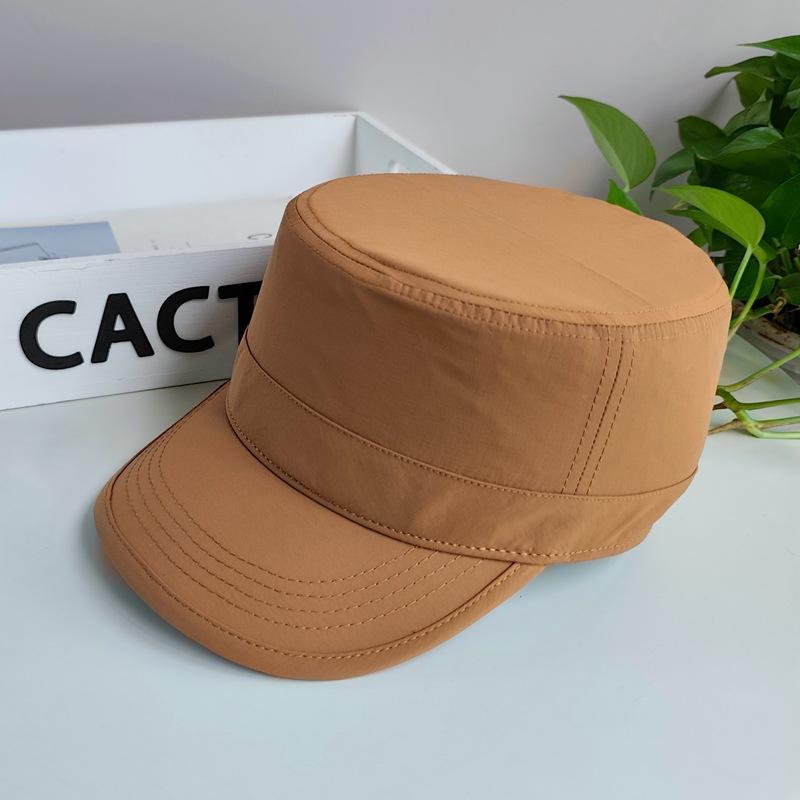 Summer Big Size Xl Back Closed Fitted Baseball Cap Man Large Size Light And Thin Dad Hat S M Lcasual Solid Color Flat Cap