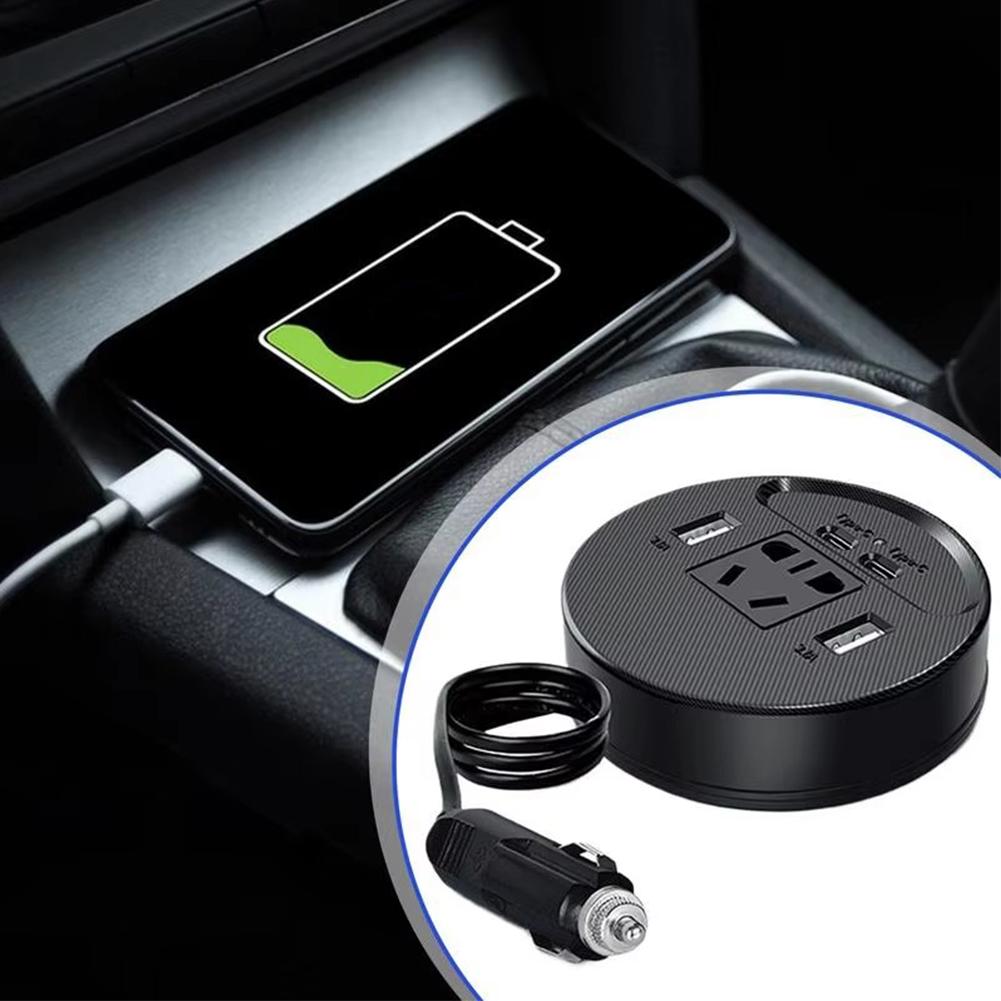 Car Inverter Power Outlet Converter Car Adapter For Plug Professional Car Power Inverter Multi Ports Car Laptop Charger Car