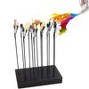 ABS Stainless Steel Figure Painting Support With Brush Set Secure Drying Platform For Miniature Models And Crafts