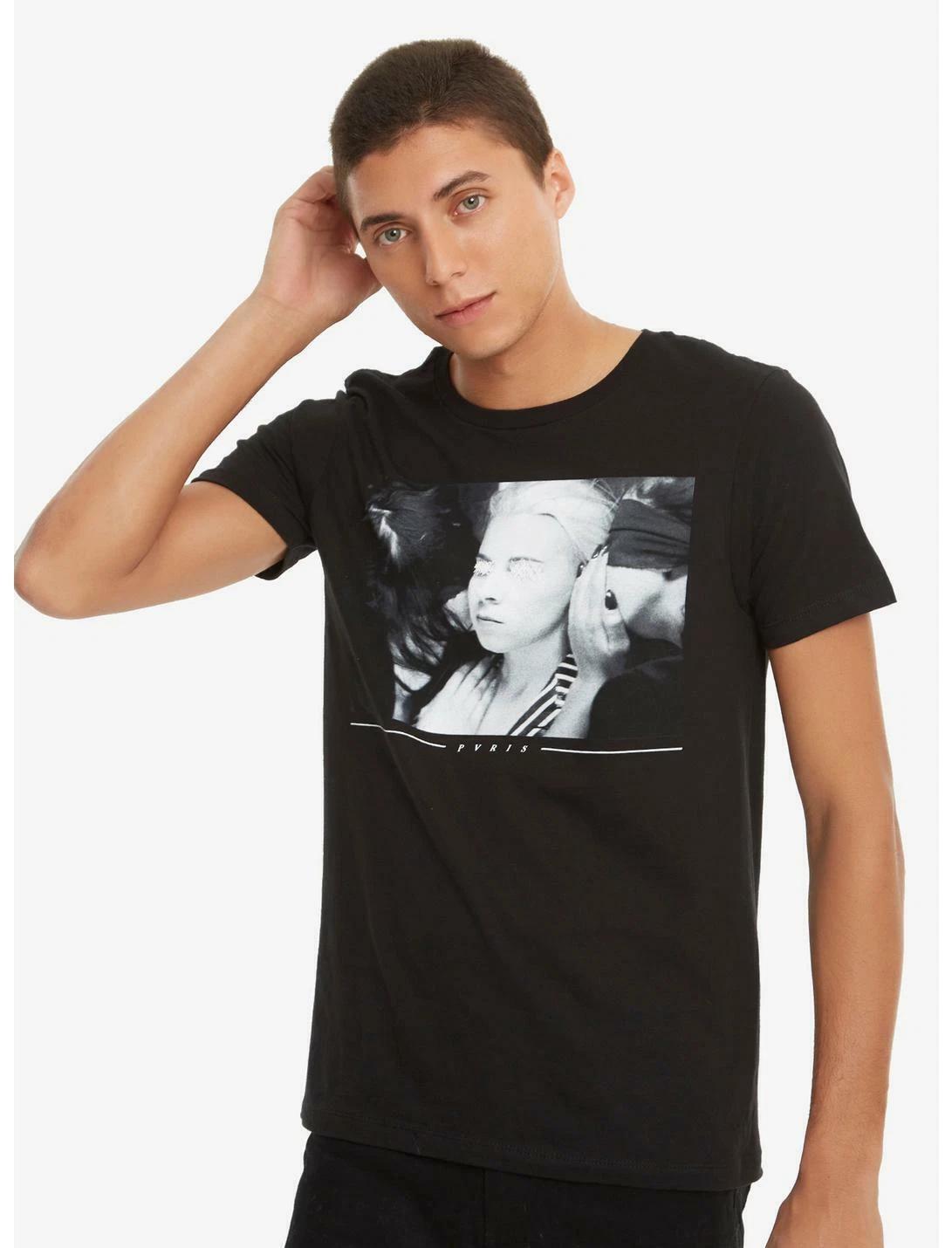 

Hot Topic Mens PVRIS Whisper Photo Black Shirt NWT XS, S, M, L, XL S