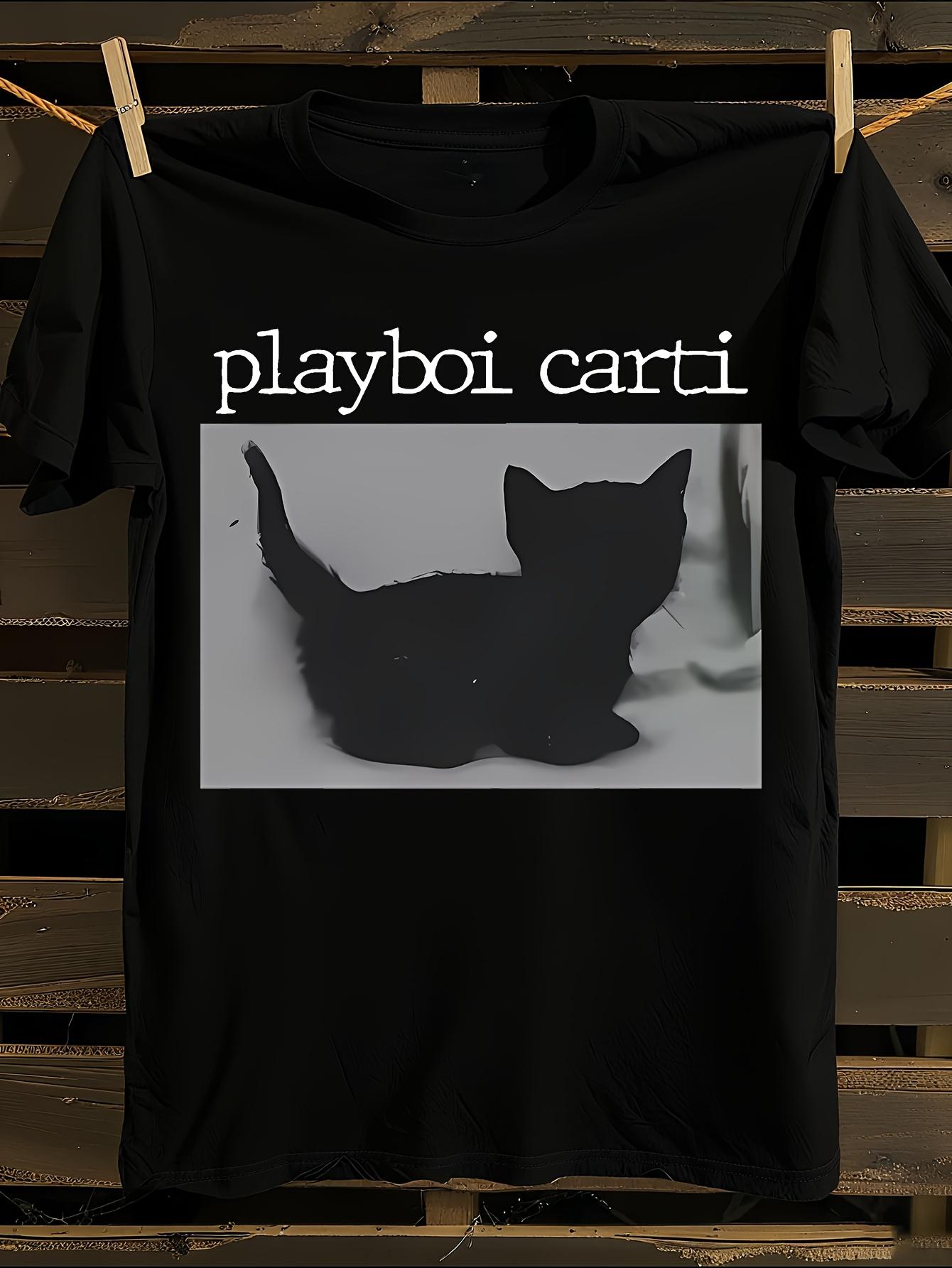 Carti-Inspired Hip-Hop Harajuku Streetwear Tshirt L