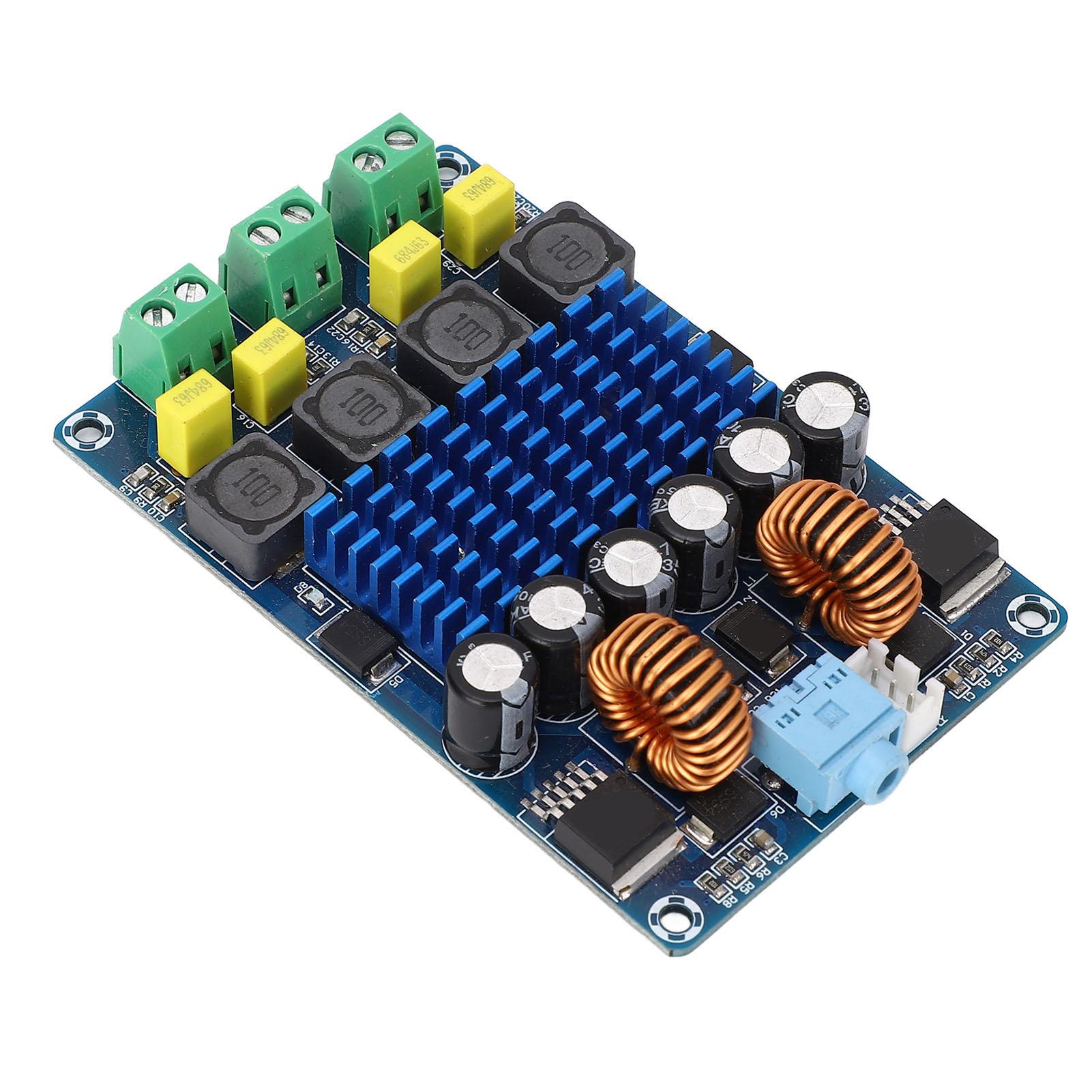 

Цифрова плата підсилювача потужності TPA3116D2 Чіп 2x50 Вт Двоканальний Автопідсилення Hi-Fi Стерео Потужність