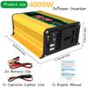 3000/4000W Car Inverter Conver Modified Sine Wave DC 12V To AC 110V 220V Transformer Voltage Dual USB Smart Car Power Inverter
