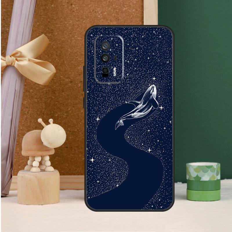 Starry Orca Whale Shark Case For POCO X6 Pro X3 X4 X5 M6 Pro F5 F3 M5s Xiaomi 13T Pro 11T 12T 12 13 14 Ultra Cover