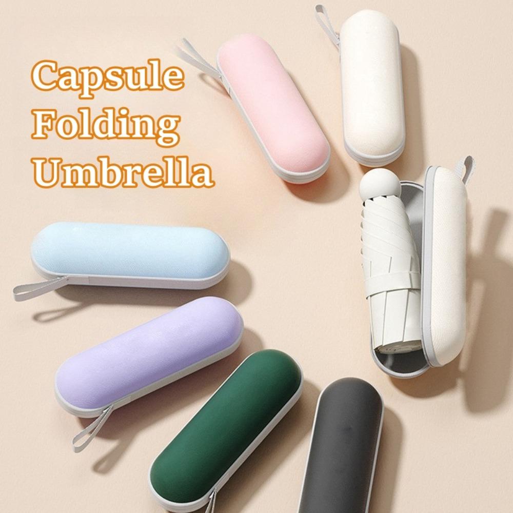 UPF50+ Sun Rain Umbrella Vinyl Travel Accessoreis New Pocket Parasol  for Outdoor