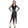 CosplayM-XXL European and American Adult Halloween Costume, Cosplay Dark Vampire Bridal Ball Show Uniform