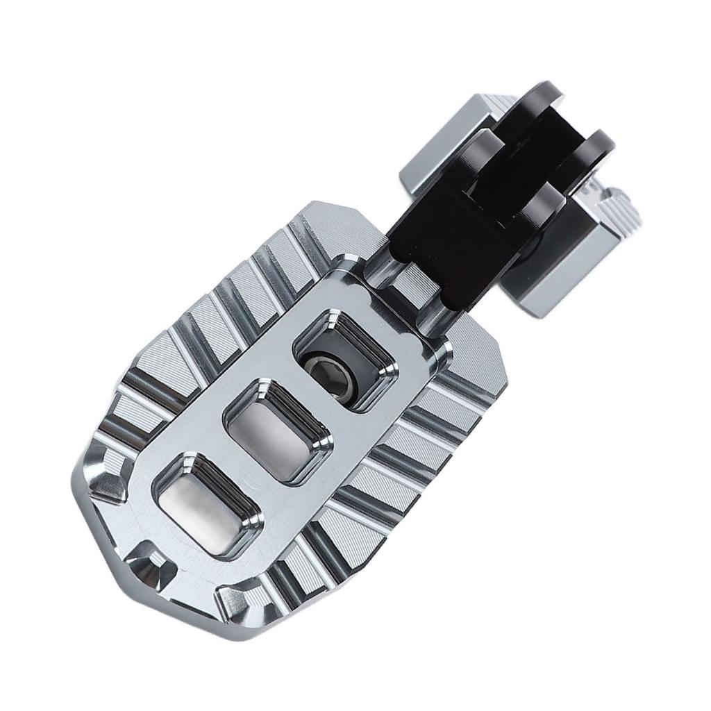 1 Paar Motorrad-Fußrasten vorne CNC6063 Aluminiumlegierung 10 mm Höherlegung Fußrasten Ersatz für Scrambler 400X 2023 bis 2025