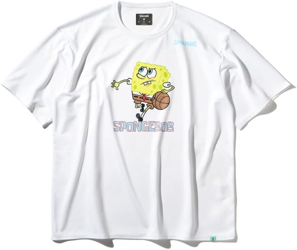 

Spalding SpongeBob SquarePants Dribble T-Shirt, White, Large, SMT25045S