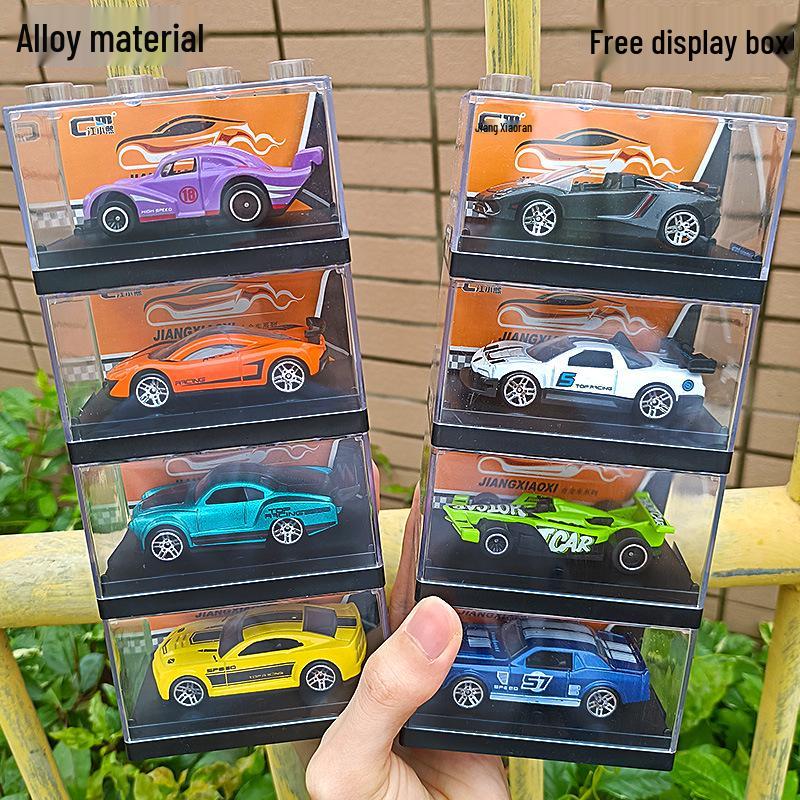 Alloy Pull-Back Sports Car Toy - Racing Model for Kids