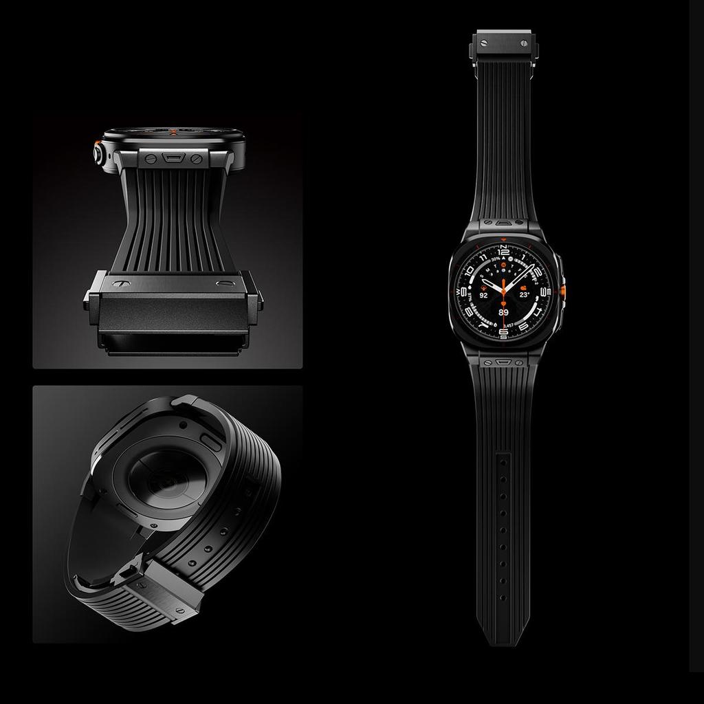 Sports Strap for Samsung Galaxy Watch Ultra 2025 47mm Stainless Steel Buckle Band for Samsung Galaxy Watch Ultra Luxury Bracelet