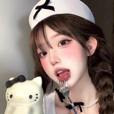 Pink Bow Sailor Hat Navy Hat Girl Summer Cute Sweet Nurse Hat Cos Live Beret