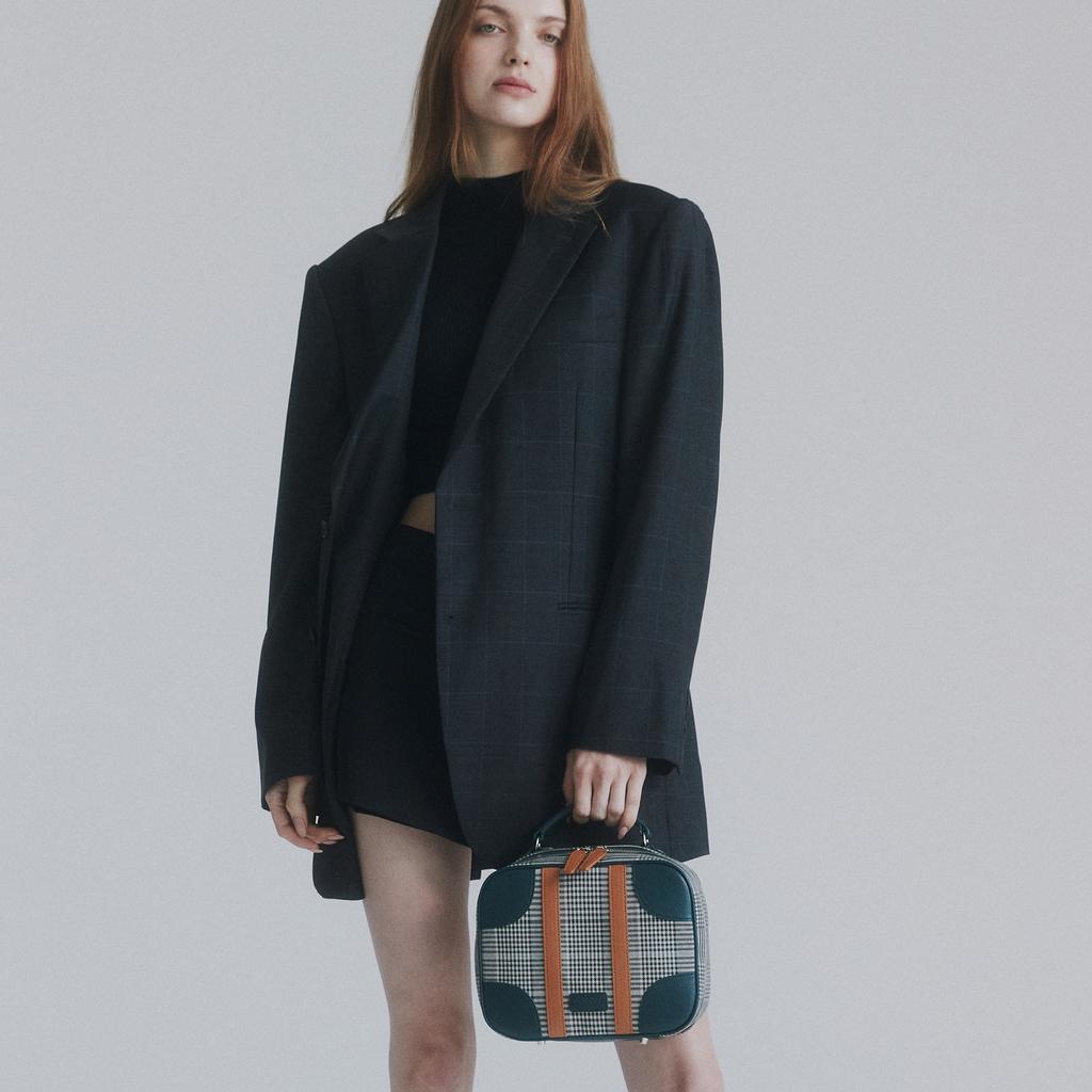 Quisque De Nimes Mini Trunk Bag (Glen Deep Green)