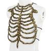 Scheletro di Plastica Realistico Costume Accessori Per Feste di Halloween e Spettacoli Teatrali Con Design Dettagliato