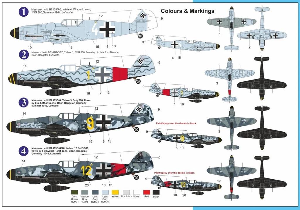 AZ Model JG300 Premium Edition Plastic Model AZMP7202 1/72 Bf109G-6
