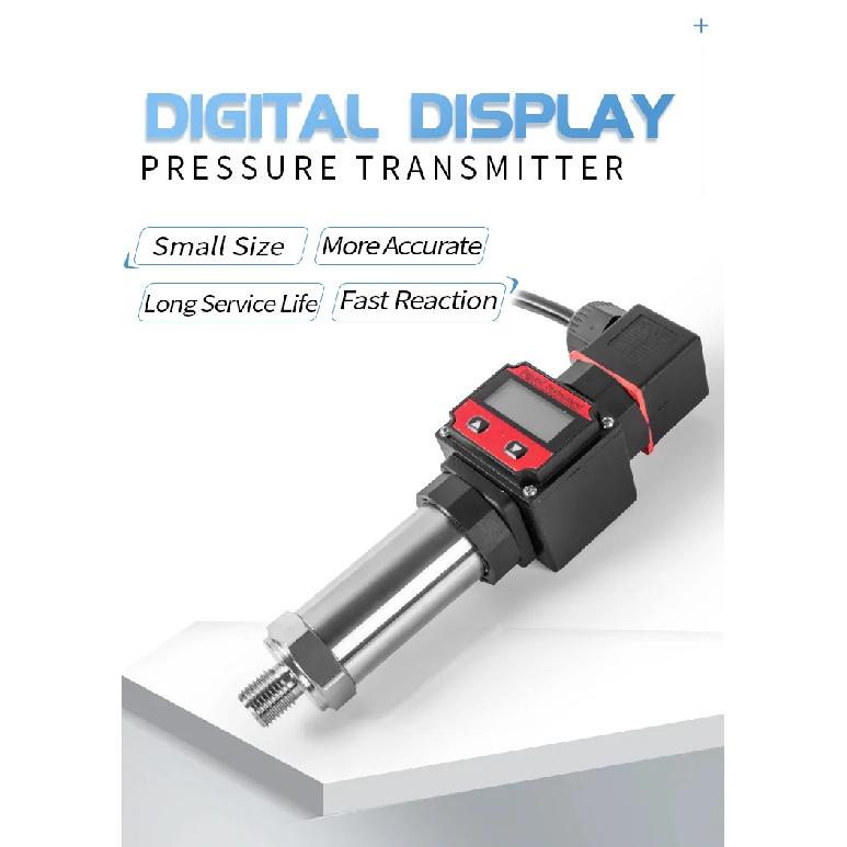 Digital Pressure Sensor 0-30bar 0-50ar 0-100bar Pressure Transmitter 4-20mA 0-10V RS485 M20*1.5 Digital Pressure Transducer