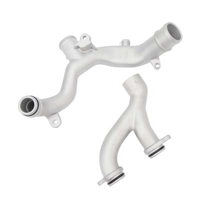 Kühlmittel-Auslassrohre LR090630 Aluminiumlegierung Kühler Wasserkühlungssystem Rohrsatz Ersatz für Jaguar F‑Type