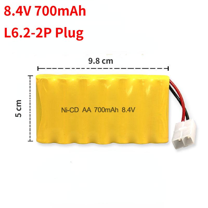 3.6V/ 4.8V/ 6V/ 7.2V 800Mah NI-CD Battery for Cars Trucks Tank 700mAh Replaceable Battery