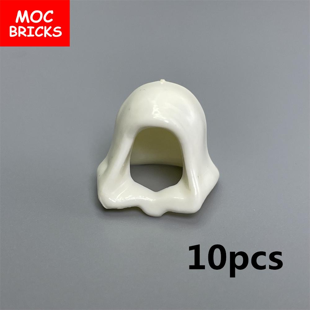 Peças MOC Cabeça Capuz Capacete Abaixado Figura 4cm Corpo Acessório de Roupa 30381 15428 blocos de construção brinquedos presentes para crianças