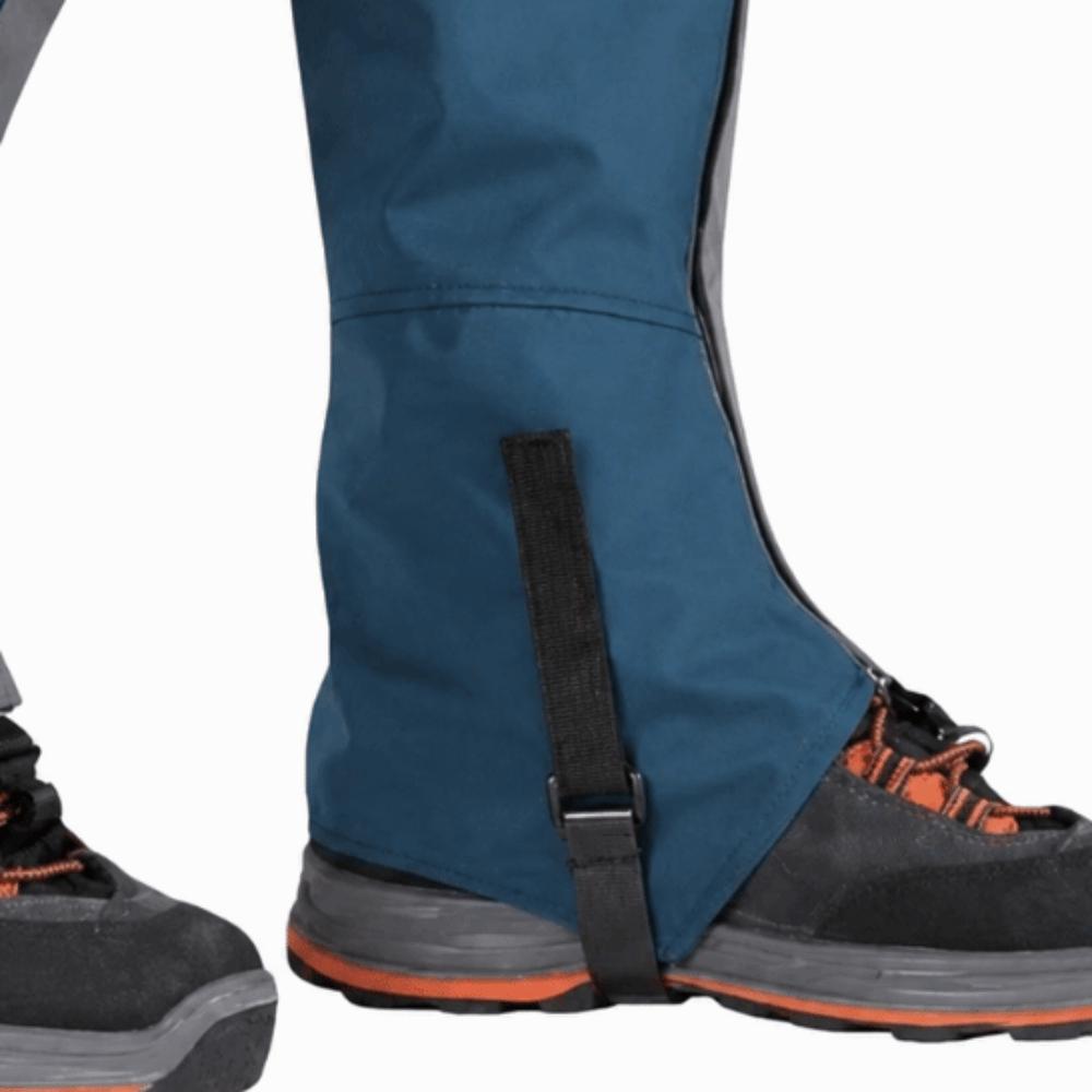 1 Pair 420D Nylon Fabric Snow Boot Gaiters Rip-Stop Waterproof Gaiters Hiking Leg Gaiters  Climbing