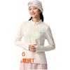 Anta Outdoor Series Stand Collar Pullover Comfortable Long Sleeve Knit Top Women tops 962546403-1