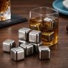 Stainless Steel Whiskey Stones Set - Reusable Ice Cubes for Drinks