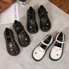 JK uniform flat soft girl versatile student niche Mary Jane cute kitten lolita small leather shoes 2025