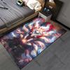 Mystical fox spirit energy carpet Yoga living room room decor children's crawling mat doormat area rug games mat