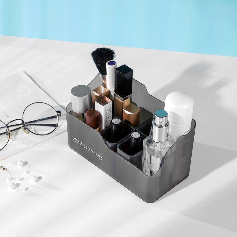Organizador de cosméticos para banheiro, cômoda, quarto, organizadores de maquiagem duráveis, bandeja de armazenamento, caixas organizadoras de maquiagem, bandeja de maquiagem