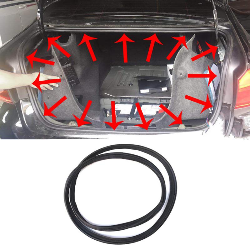 Car Rear Trunk Weatherstrip Frame Rubber Seal Sealing Strip For BMW 5 Series G30 G38 2018 2019 2020 2021 2022 2023