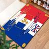 World Cup Football Pattern Square Carpet,Area Rug,Carpet Rug for Living Room Bedroom Sofa Playroom Decor,Non-slip Floor Mat,Holiday Birthday Gifts
