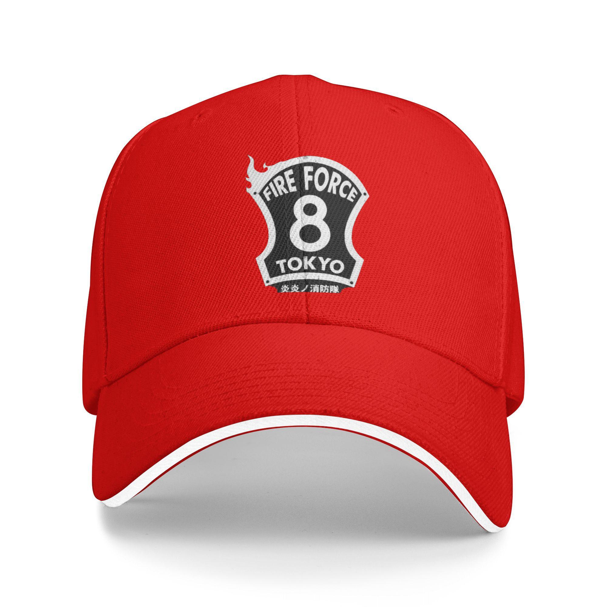 

Fire Force Caps For Unisex Women Stylish Baseball Cap Dad Hat Daily Headewear Adjustable Fit One Size